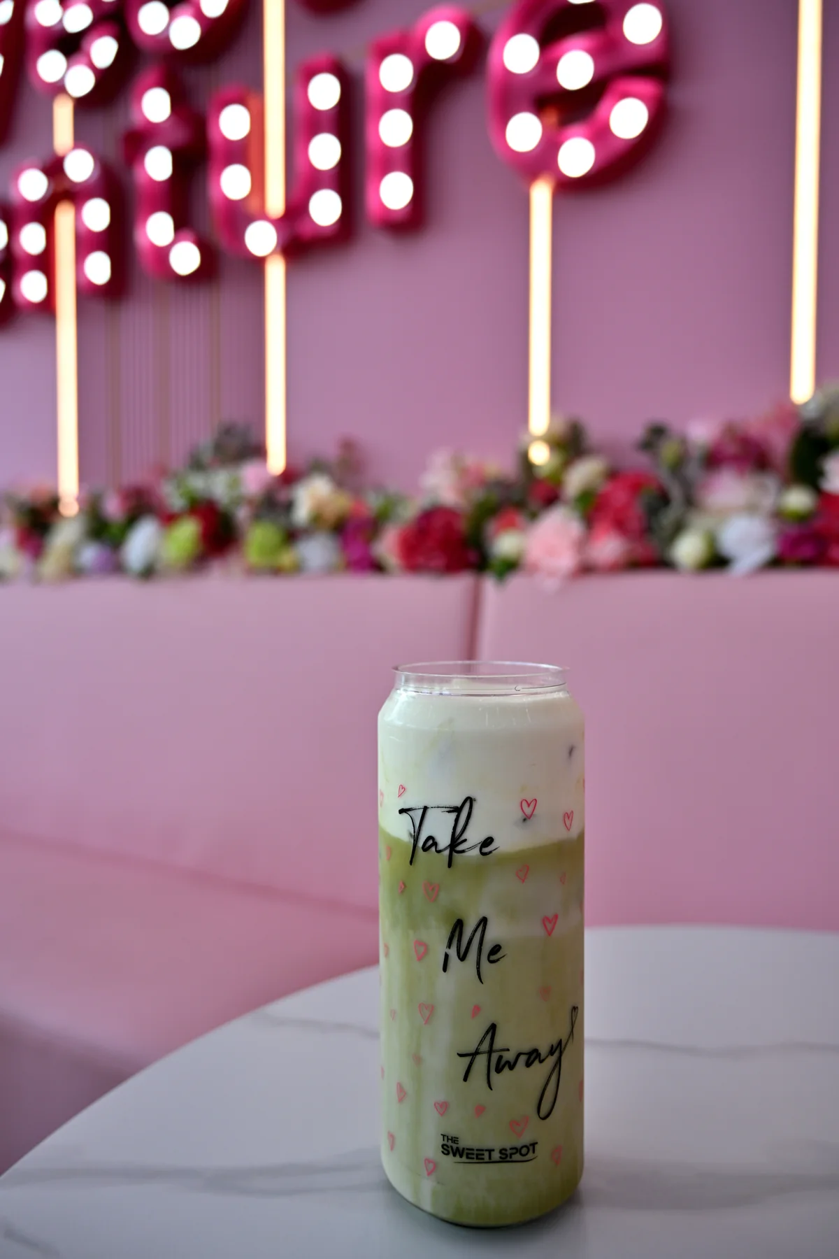 Colorful specialty iced drinks from The Sweet Spot in Virginia Beach