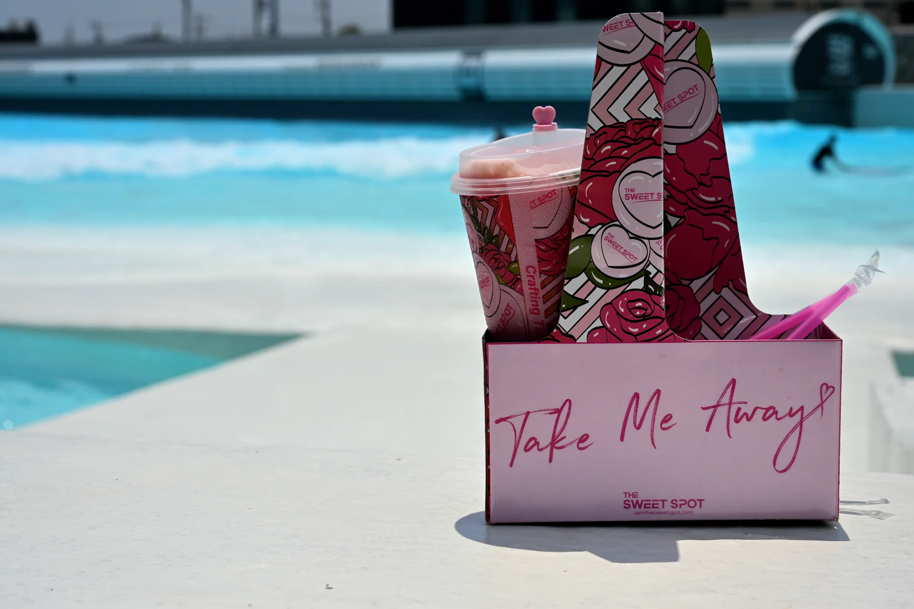 Colorful specialty iced drinks from The Sweet Spot in Virginia Beach
