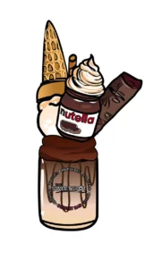 you fancy Nutella explosive milkshake art the sweet spot.